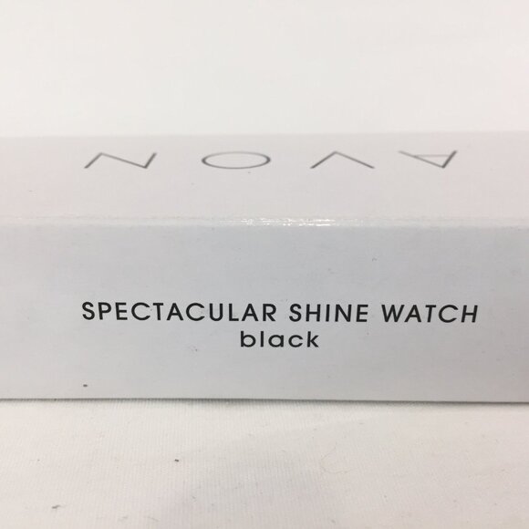 New Avon Spectacular Shine Wrist Watch in Classic Black NOS 2014 Japan Movement - Picture 4 of 7